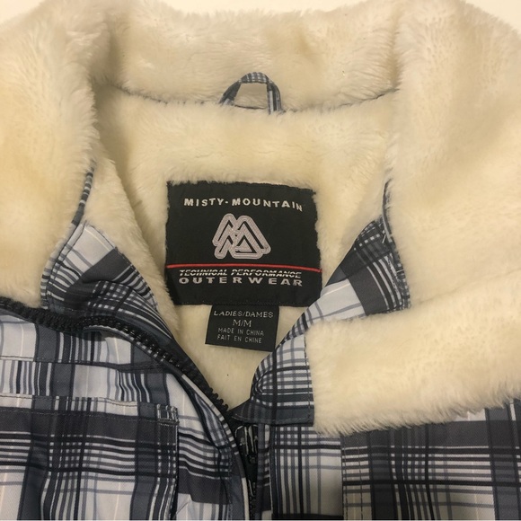 Misty Mountain Waterproof Jacket Plaid Womens size Medium - Picture 4 of 10
